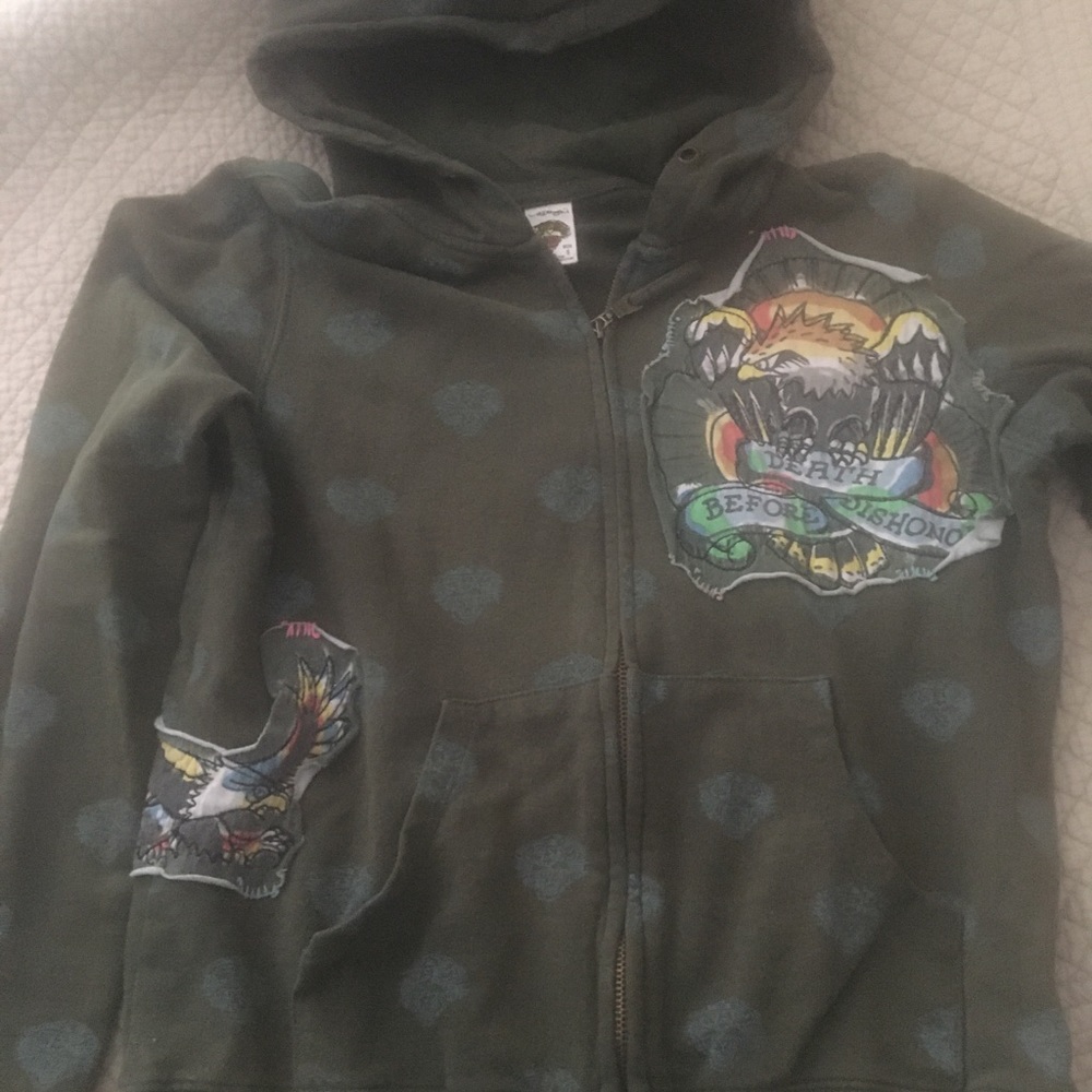Ed Hardy Zip-up Hoodie